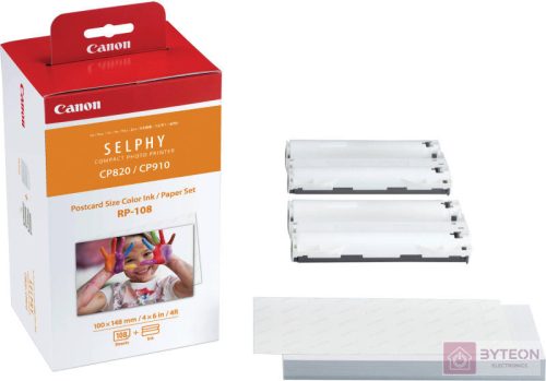 Canon RP-108 High-Capacity Color Ink/Paper Set