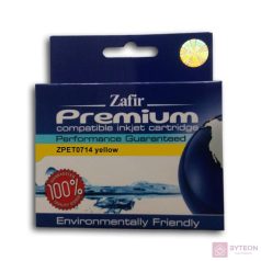Zafir Epson T0714 (714) utángyártott Yellow tintapatron