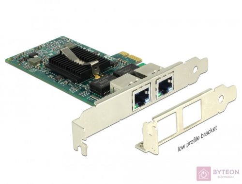 DeLock PCI Express Card > 2x Gigabit LAN