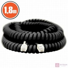 Delight Telefonkézibeszélő kábel Black 1,8m