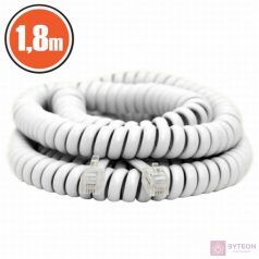 Delight Telefonkézibeszélő kábel 1,8m White