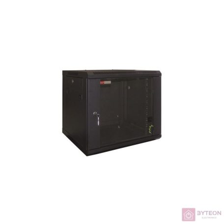 WP Wall Mount Rack 19" RWB Series 20U WxDxH: 600x600x1000 mm, Black RAL 9005