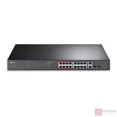   TP-Link TL-SL1218MP 16-Port 10/100Mbps + 2-Port Gigabit Unmanaged PoE Switch