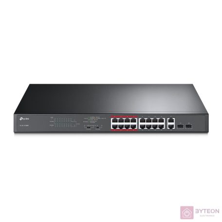 TP-Link TL-SL1218MP 16-Port 10/100Mbps + 2-Port Gigabit Unmanaged PoE Switch