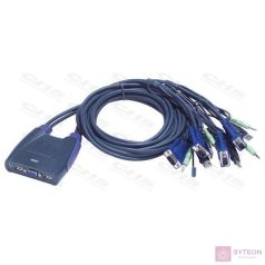 ATEN KVM SWITCH 4PC USB +KÁBEL