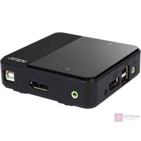 ATEN CPU Switch - 2PC USB Displayport 4K*2K Ultra HD+ audio
