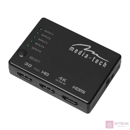 Media-Tech MT5207 5xHDMI SWITCH 4K