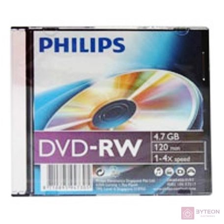 Philips DVD-RW 4,7Gb 4x (1-es címke)