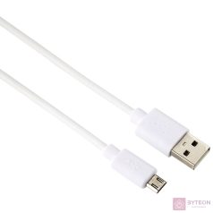 Hama microUSB cable 1m White