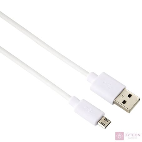 Hama microUSB cable 1m White