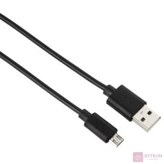 Hama microUSB cable 1m Black