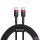 Baseus  Cafule USB Type-C - USB Type-C QC3.0 cable 1m Black/Red