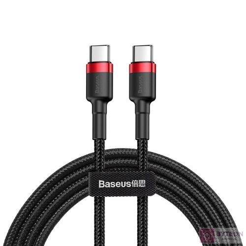 Baseus  Cafule USB Type-C - USB Type-C QC3.0 cable 1m Black/Red