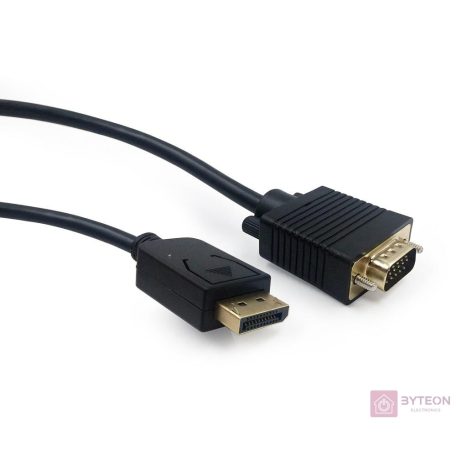Gembird CCP-DPM-VGAM-6 DisplayPort to VGA adapter cable 1,8m Black