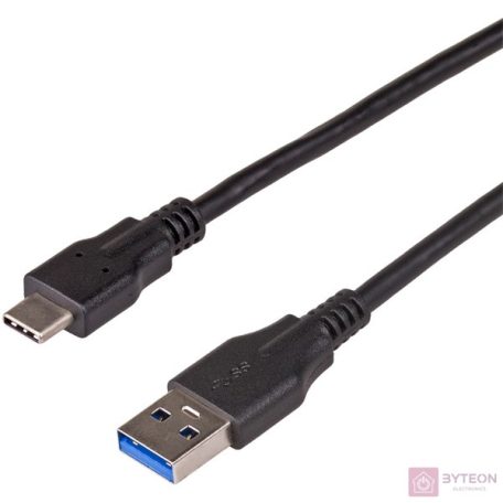 Akyga USB 3.1 type C / USB A cable 1m Black