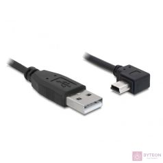   DeLock Cable USB 2.0-A male > USB mini-B 5pin male angled 1m