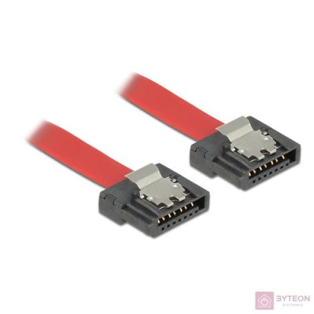 DeLock SATA 6Gb/s Cable 20cm FLEXI Red