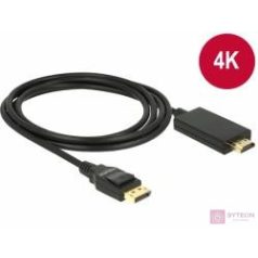   DeLock Displayport 1.2 male > High Speed HDMI-A male passive 4K 5m Black Cable 