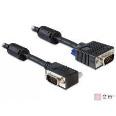 DeLock Cable SVGA 2m male-male angled