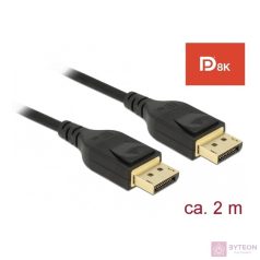 DeLock DisplayPort cable 8K 60 Hz 2m DP 8K certified