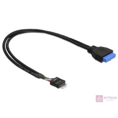   DeLock USB3.0 pin header female > USB2.0 pin header male 45cm kábel