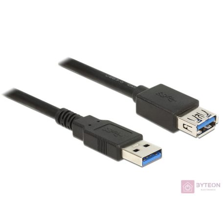 DeLock Extension cable USB 3.0 Type-A male > USB 3.0 Type-A female 0,5m Black