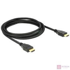 DeLock HDMI male/male  összekötőkábel 4K 2m Black