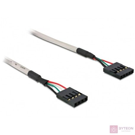 DeLock Cable USB Pinheader 4pin/5pin female-female