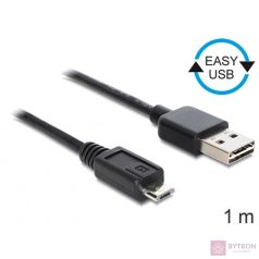   DeLock Cable EASY-USB 2.0 Type-A male > USB 2.0 Type Micro-B male 1m Black