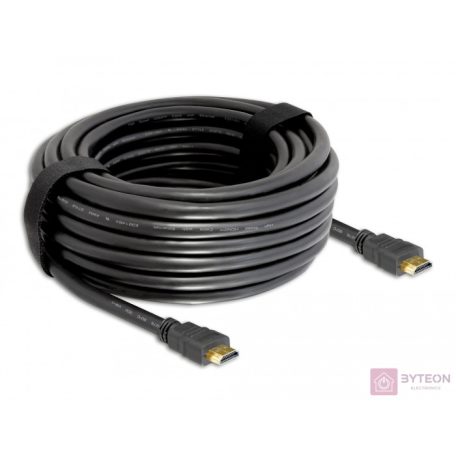 DeLock Cable High Speed HDMI with Ethernet – HDMI A male > HDMI A male 15m