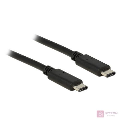 DeLock USB Type-C 2.0 - USB Type-C 2.0 Black 0,5m