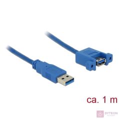   DeLock Cable USB 3.0 Type-A male > USB 3.0 Type-A female panel-mount 1m