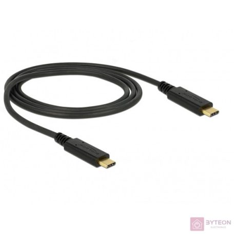 DeLock USB 3.1 Gen 2 (10 Gbps) Type-C to Type-C 1m 3 A E-Marker cable 