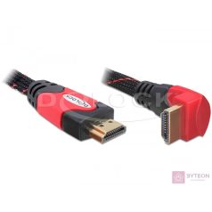   DeLock Cable High Speed HDMI with Ethernet – HDMI A male > HDMI A male angled 4K 5m