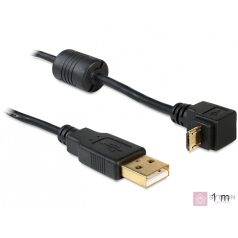   DeLock Cable USB-A male > USB micro-B male angled 90° up/down