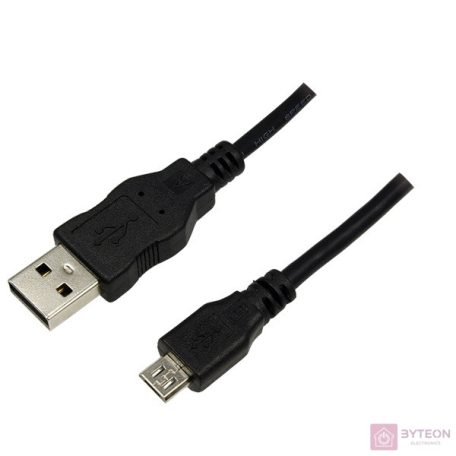 Logilink CU0034 USB2.0 A male -> microUSB male 1,8m Black
