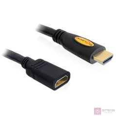   DeLock High Speed HDMI with Ethernet – HDMI A male > HDMI A female Extension Cable 3m Black