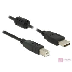   DeLock Cable USB 2.0 Type-A male > USB 2.0 Type-B male 1,5m Black