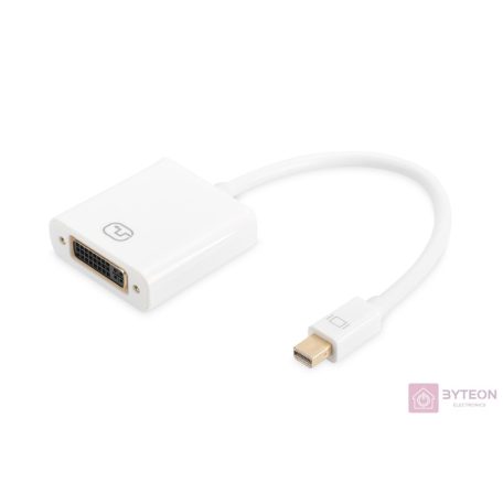 Assmann miniDisplayPort - DVI-I (Dual Link) Adapter/Converter cable 0,15m White