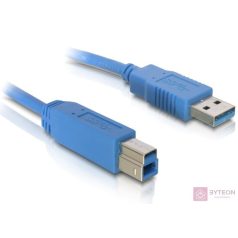  DeLock Cable USB 3.0 type-A male > USB 3.0 type-B male 3m Blue