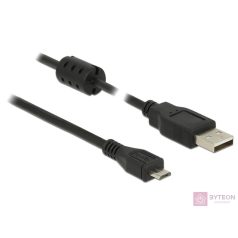   DeLock USB 2.0 Type-A male > USB 2.0 Micro-B male 1,5m cable Black
