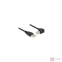   DeLock USB 2.0 Type-A male > USB 2.0 Type-B male angled 0,5m Black Cable