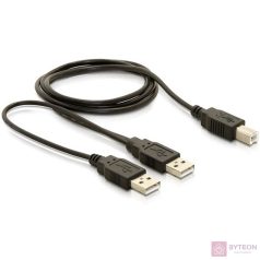 DeLock USB 2.0-B > USB-A power + power/data cable