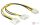 DeLock Power cable 2x 4 pin Molex male > 8 pin EPS male 30cm