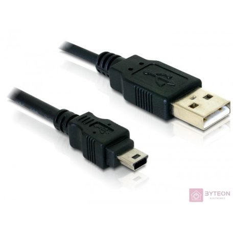 DeLock Cable USB 2.0 > USB-B mini 5pin male/male