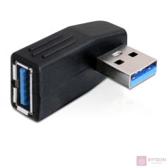 DeLock Adapter USB 3.0 male-female angled 90° horizontal