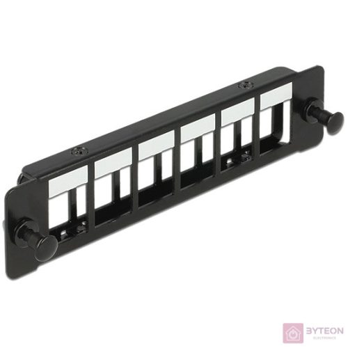 DeLock Keystone Mounting Panel 6 Port