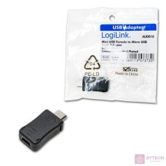 Logilink miniUSB Female to microUSB Male adapter