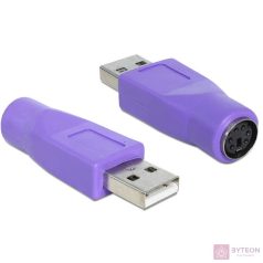 DeLock Adapter USB Typ-A male > PS/2 female