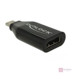   DeLock USB Type-C male > HDMI female (DP Alt Mode) 4K 60Hz Adapter Black